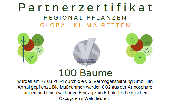 Abbildung des Partnerzertifikates für Regionales Pflanzen